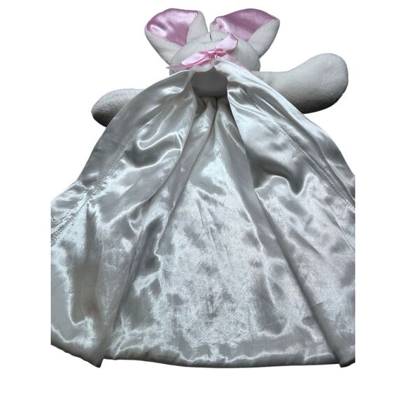 Stephan Baby Bunny Lovey Security Blanket Pink White Green Strawberry Gingham Ra - Picture 9 of 13